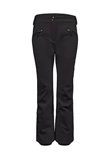 Spodnie damskie - Killtec Damskie spodnie Thônes WMN Ski Sftshll PNTS A Softshell z łapaczem śniegu, czarne, 48 36410-000 - grafika 1