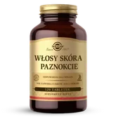 Suplementy naturalne - Solgar włosy skóra paznokcie 120 tabletek 8101211 - miniaturka - grafika 1