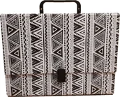 Teczki i aktówki - ADELANTE Teczka z rączką A4 5cm SZLACZKI tekturowa - miniaturka - grafika 1