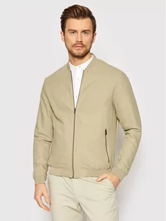 Kurtki męskie - Jack&Jones Kurtka bomber Erush 12200058 Beżowy Regular Fit - grafika 1