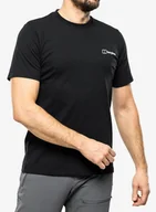 Koszulki i topy damskie - Koszulka bawełniana Berghaus Buttermere Ss Tee - black/black - miniaturka - grafika 1