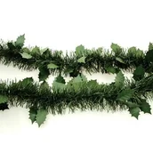 Ozdoby bożonarodzeniowe - Łańcuch choinkowy 12 cm x 2 m zielony - miniaturka - grafika 1