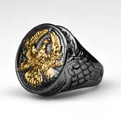 Wisiorki - Atreides Signet Rozmiar Regulowany Metal Pierścień Dune - miniaturka - grafika 1