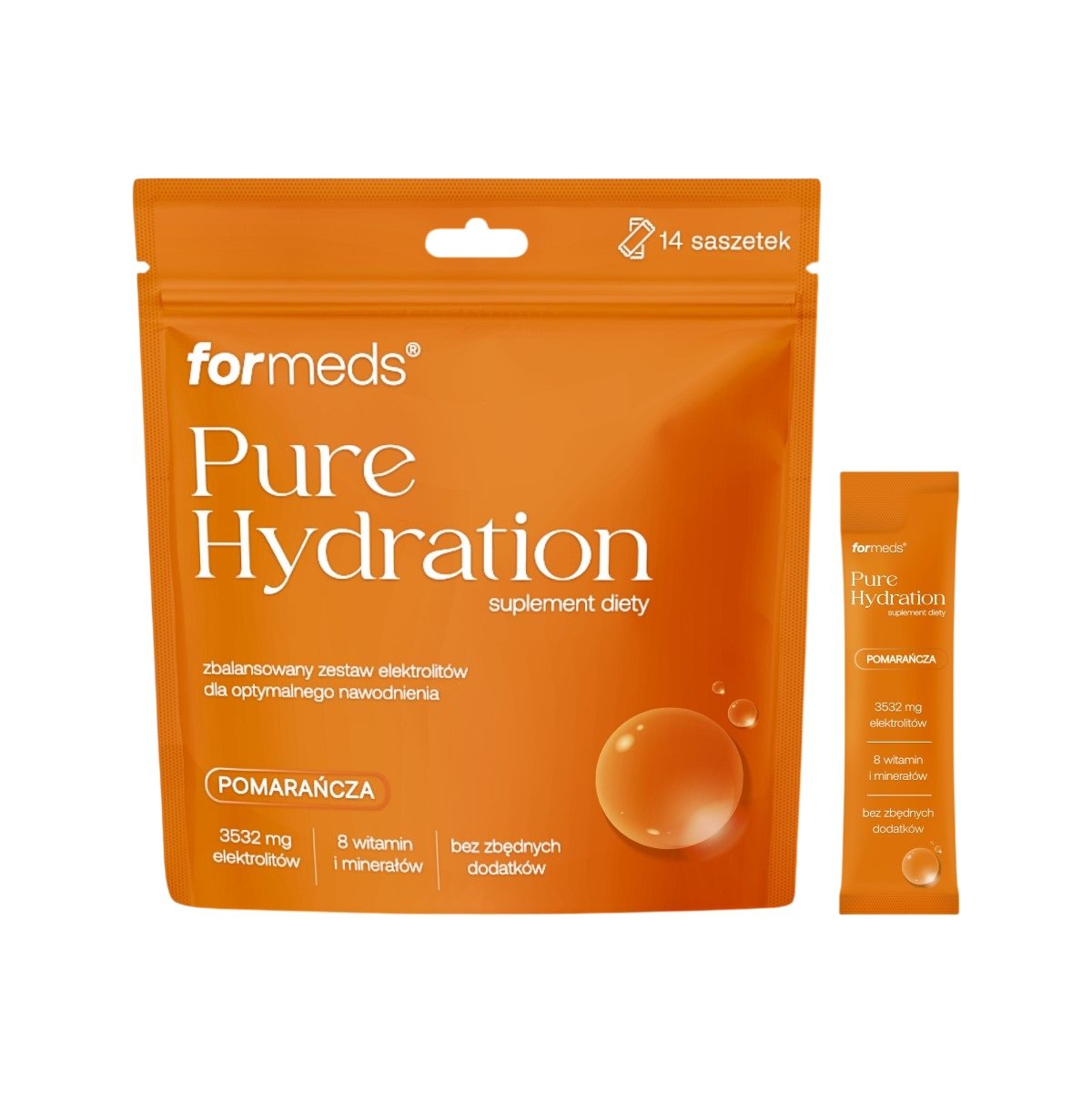 Formeds Pure Hydration Pomarańcza, proszek 14 szt.