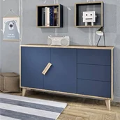 Komody dla dzieci - Komoda niebieska tutu blue - miniaturka - grafika 1