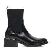 Botki damskie - Botki JENNY CEO-WS6581-03 Czarny - miniaturka - grafika 1