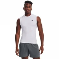 Koszulki sportowe męskie - Męski top treningowy UNDER ARMOUR UA HG Armour Comp SL - miniaturka - grafika 1