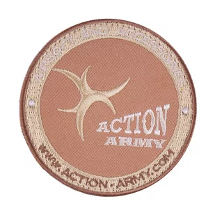 Action Army - Naszywka - Brązowa - Odzież taktyczna i umundurowanie - miniaturka - grafika 1