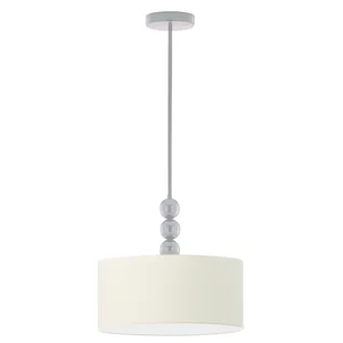 Srebrna lampa sufitowa z kulami SALAMANCA - Lampy sufitowe - miniaturka - grafika 1