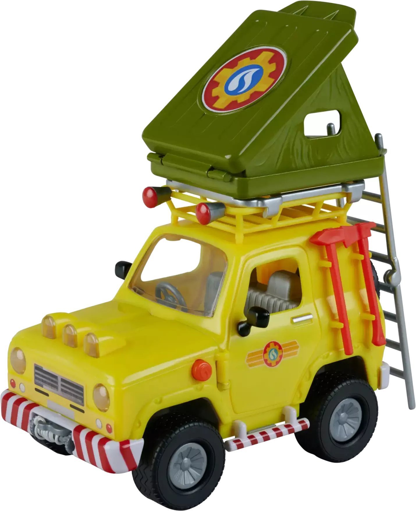 Simba Simba Fireman Sam off-road vehicle with roof tent, toy vehicle