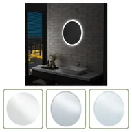 Lustra - Living Store Lustro łazienkowe z diodami LED 60 cm - miniaturka - grafika 1