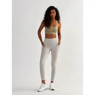 Spodnie sportowe damskie - Legginsy fitness damskie Beshaped Lift Me Up z kieszeniami - miniaturka - grafika 1