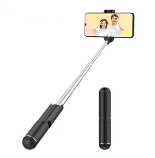 INF Przenośny Mini Bezprzewodowy Bluetooth Selfie Stick WS-19001 Czarny - Selfie stick - miniaturka - grafika 1