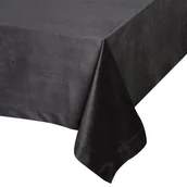Obrusy i serwetki - Obrus EUROFIRANY Melinda 140 x 180 cm Czarny - miniaturka - grafika 1