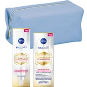Zestawy kosmetyków damskich - NIVEA LUMINOUS Zestaw Serum na przebarwienia + Krem pod oczy + Kosmetyczka - miniaturka - grafika 1