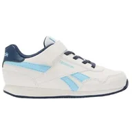 Buty dla chłopców - Reebok Royal Jog 3.0 Elastic & Top Strap Sneaker chłopięce sneakersy, Ftwrwhite Digitalblue Batikblue, 22.5 EU - miniaturka - grafika 1