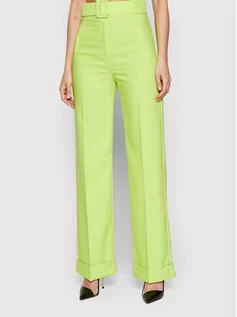 Spodnie damskie - Imperial Spodnie materiałowe P3L4DHFC Zielony Regular Fit - grafika 1