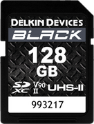 Akcesoria fotograficzne - Karta Delkin Black SDXC 128GB UHS-II (V90) R300/W250 - miniaturka - grafika 1