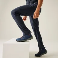 Odzież trekkingowa męska - Regatta Spodnie męskie trekkingowe softshell Fenton Granatowy, Rozmiar: EU56 Krótkie - miniaturka - grafika 1