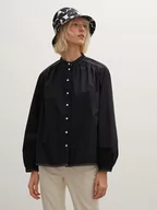 Bluzki damskie - OPUS Bluzka w kolorze czarnym - miniaturka - grafika 1