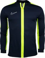 Bluzy męskie - Nike Bluza męska Nike Dri-FIT Academy 23 granatowo-zielona DR1681 452 L - miniaturka - grafika 1