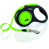 Smycze dla psów - Flexi Smycz New Neon taśma 5m/15kg PFLE091 - miniaturka - grafika 1