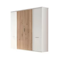 Szafy - Szafa 4D 50BWVI04 Vidal MMI Sleeping Dąb Bianco, Biały - miniaturka - grafika 1