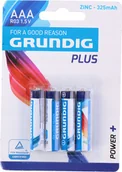 Baterie i akcesoria - Grundig Zestaw baterii cynkowych AAA / R03 1.5 V 4 szt. 10_21010 - miniaturka - grafika 1