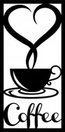 Obrazy i zdjęcia na płótnie - Obraz Ścienny Dekoracja do Kuchni FIliżanka Kawy Coffee - miniaturka - grafika 1