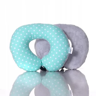 Poduszka Podróżna Dla Dzieci Rogal Zagłówek Mięta - Akcesoria do fotelików Poduszka Podróżna Dla Dzieci Rogal Zagłówek Mięta - Akcesoria do fotelików - miniaturka - grafika 1