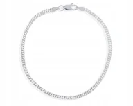 Bransolety męskie - Bransoletka Męska Srebrna Splot Dollar dł. 21 cm Srebro 925 - miniaturka - grafika 1