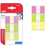 Zakładki do książek - Zakładki indeksujące 25x45mm - MP Main Paper - miniaturka - grafika 1