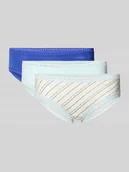 Majtki damskie - Figi o kroju slim fit z nadrukiem z logo model 'Crush' w zestawie 3 szt. - miniaturka - grafika 1