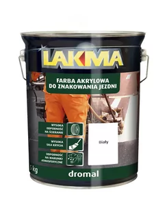 Farba do znakowania Dromal Lakma biały 5kg - Farby olejne i specjalne - miniaturka - grafika 1