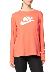 NIKE Damska koszulka W NSW Essntl Ls Icon FTR bluza - Bluzy damskie - miniaturka - grafika 1