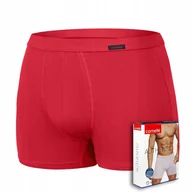 Majtki męskie - CORNETTE AUTHENTIC MINI bokserki bawełniane czerwony XXL - miniaturka - grafika 1