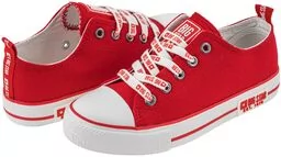 Trampki dziecięce czerwone BIG STAR KK374047 - Buty dla dziewczynek - miniaturka - grafika 1