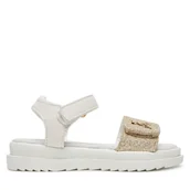 Buty dla dziewczynek - Sandały Patrizia Pepe PPK364 02 Złoty - miniaturka - grafika 1