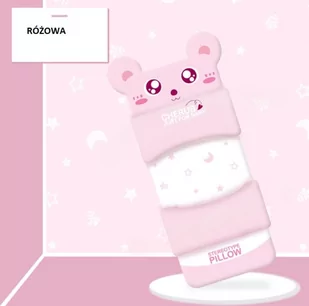 Poduszka Do Kształtowania Główki Dla Dziecka Różowa Nice Life - Kołdry i poduszki dla dzieci - miniaturka - grafika 1