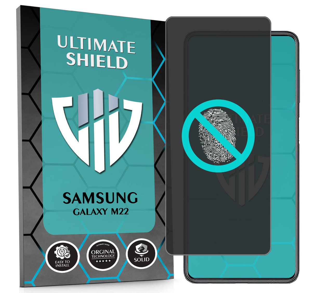 NAJLEPSZE SZKŁO 5D PEŁNE DO SAMSUNG GALAXY M22 SZKIEŁKO NIETŁUKĄCE ORYGINAŁ