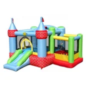 Place zabaw - HappyHop Dmuchany Zamek - Happy Hop - z basenem na piłeczki 9112 - miniaturka - grafika 1