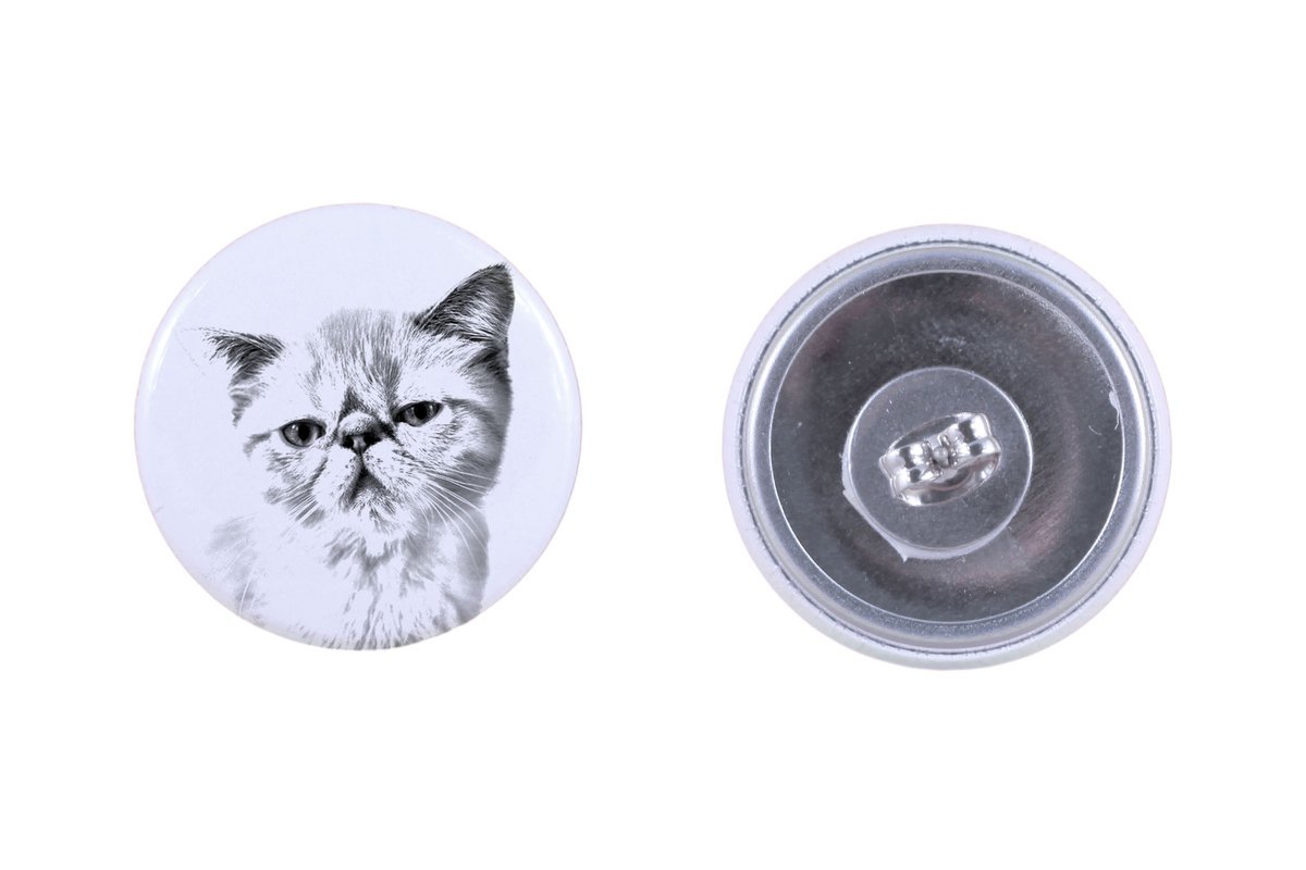 Egzotyczny krótkowłosy - kolczyki z ukochanym kotem, własne foto, idealny gadżet dla miłośników kotów marki Art.-Dog