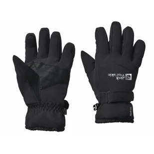 Zimowe rękawice dziecięce Jack Wolfskin 2L WINTER GLOVE K black - 116 - Rękawiczki dla dzieci - miniaturka - grafika 1