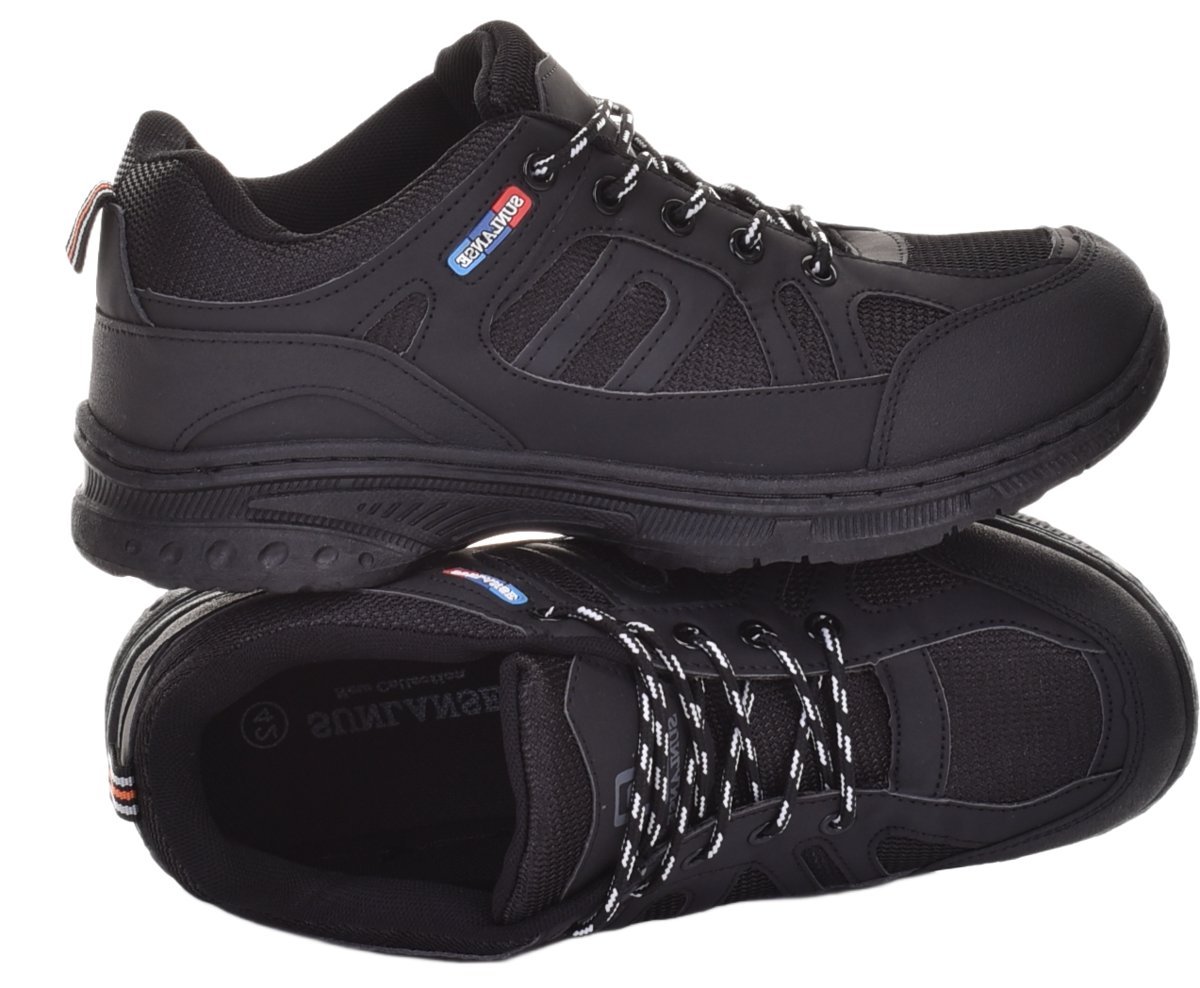BUTY TREKKINGOWE MĘSKIE KLASYCZNE WYGODNE DO PRACY SOLIDNE SZNUROWANE