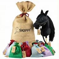 Księgarnia OUTLET - Kalendarz Adwentowy Hobby Horse - The Best of Skippi - z czarnym koniem - miniaturka - grafika 1