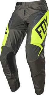 Spodnie Fox Junior 180 Revn Yellow - Odzież motocyklowa - miniaturka - grafika 1