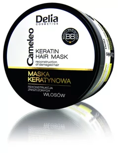 Delia Cosmetics Cameleo Maska keratynowa do włosów zniszczonych 200ml - Maski do włosów - miniaturka - grafika 1