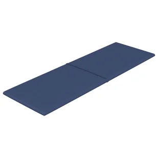 Panele ścienne, 12 szt., niebieskie, 90x30 cm, tkanina, 3,24 m² - Panele ścienne i boazeria - miniaturka - grafika 4
