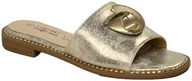 Klapki i japonki damskie - Klapki Komfortowe S.Barski KV51-007 LT.Gold - S.BARSKI - miniaturka - grafika 1