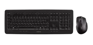 CHERRY DW 5100 klawiatura Dołączona myszka Uniwersalne RF Wireless QWERTY British English Czarny - Myszki - miniaturka - grafika 1